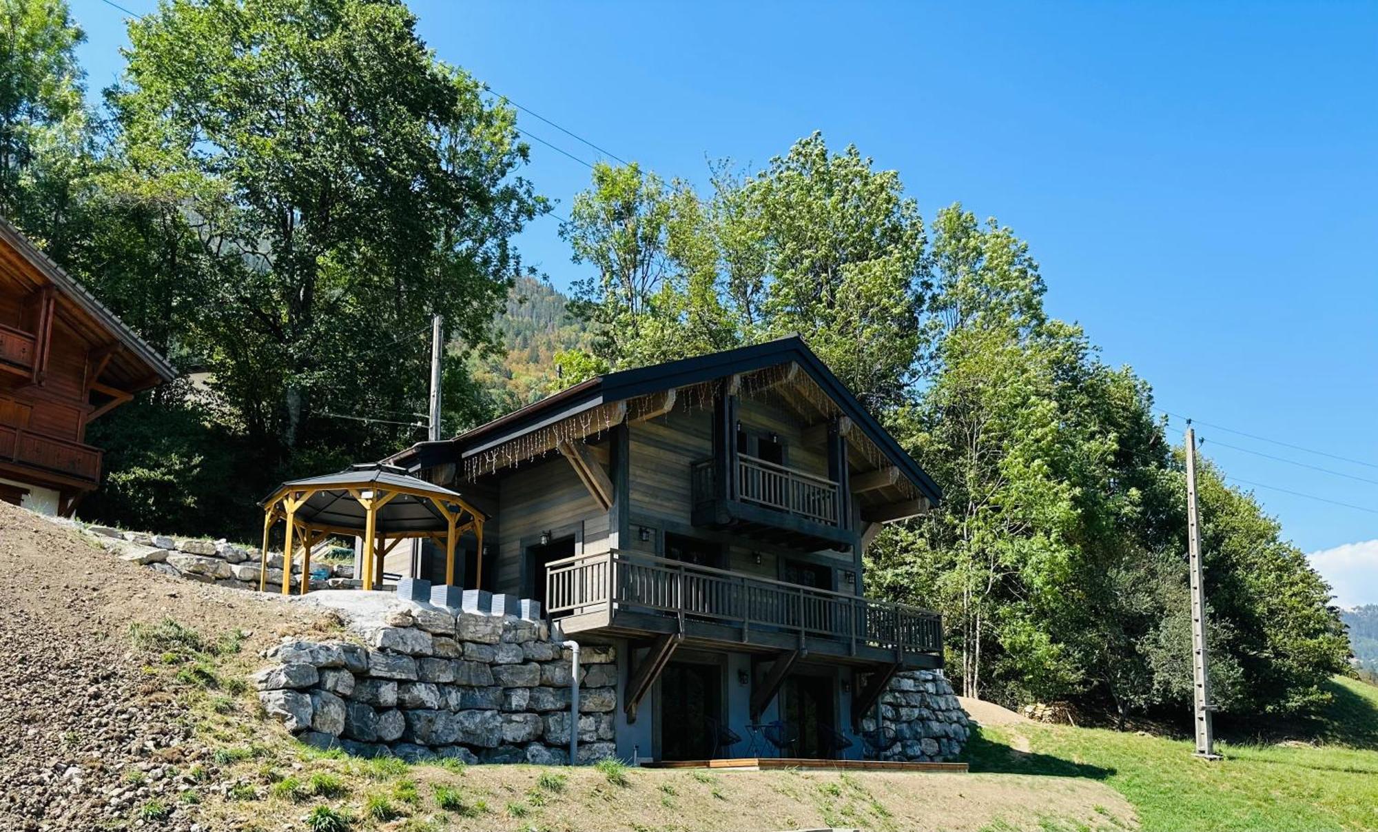 Chalet Du Bonheur Villa Bonnevaux  Exteriör bild