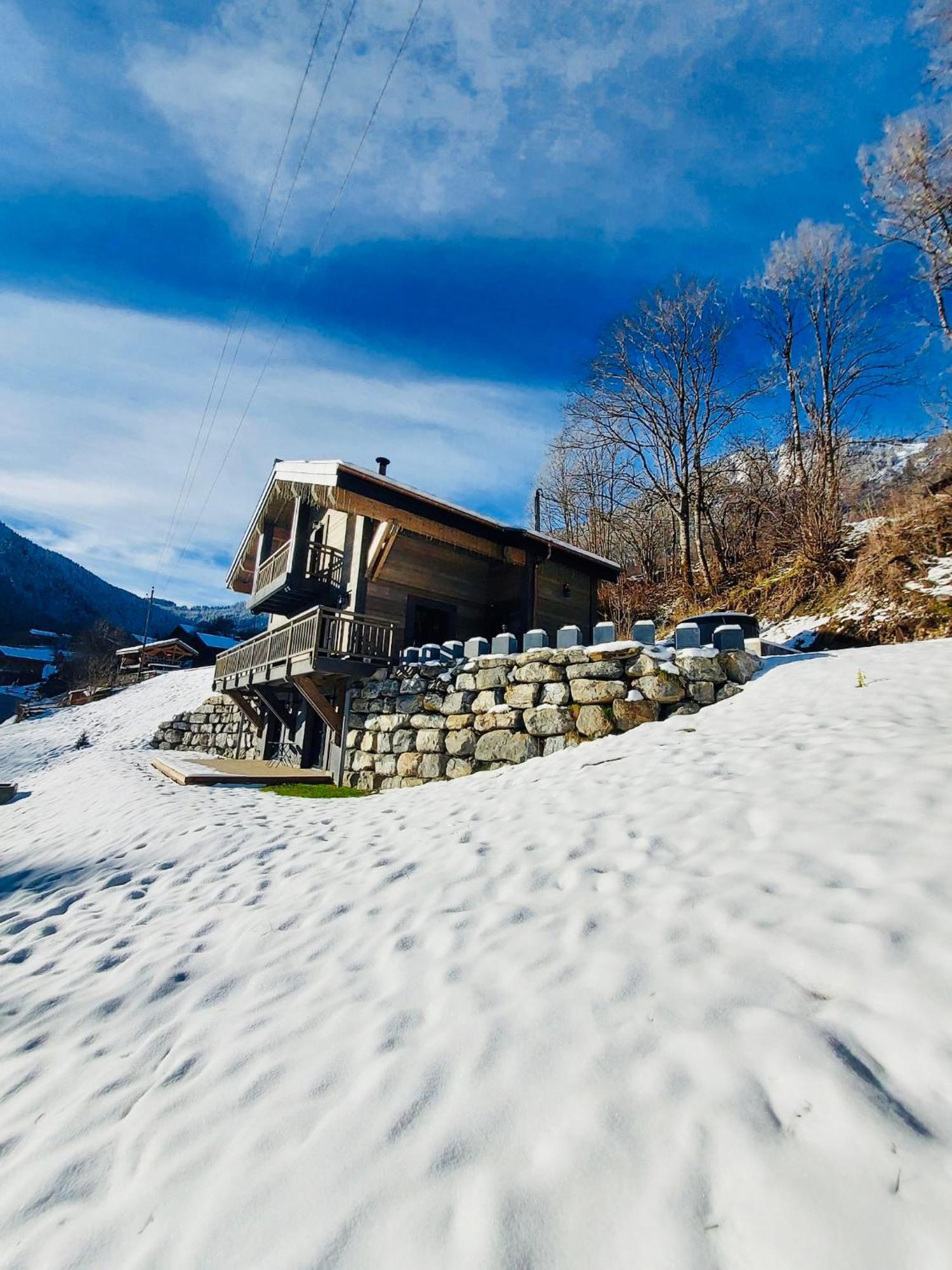 Chalet Du Bonheur Villa Bonnevaux  Exteriör bild