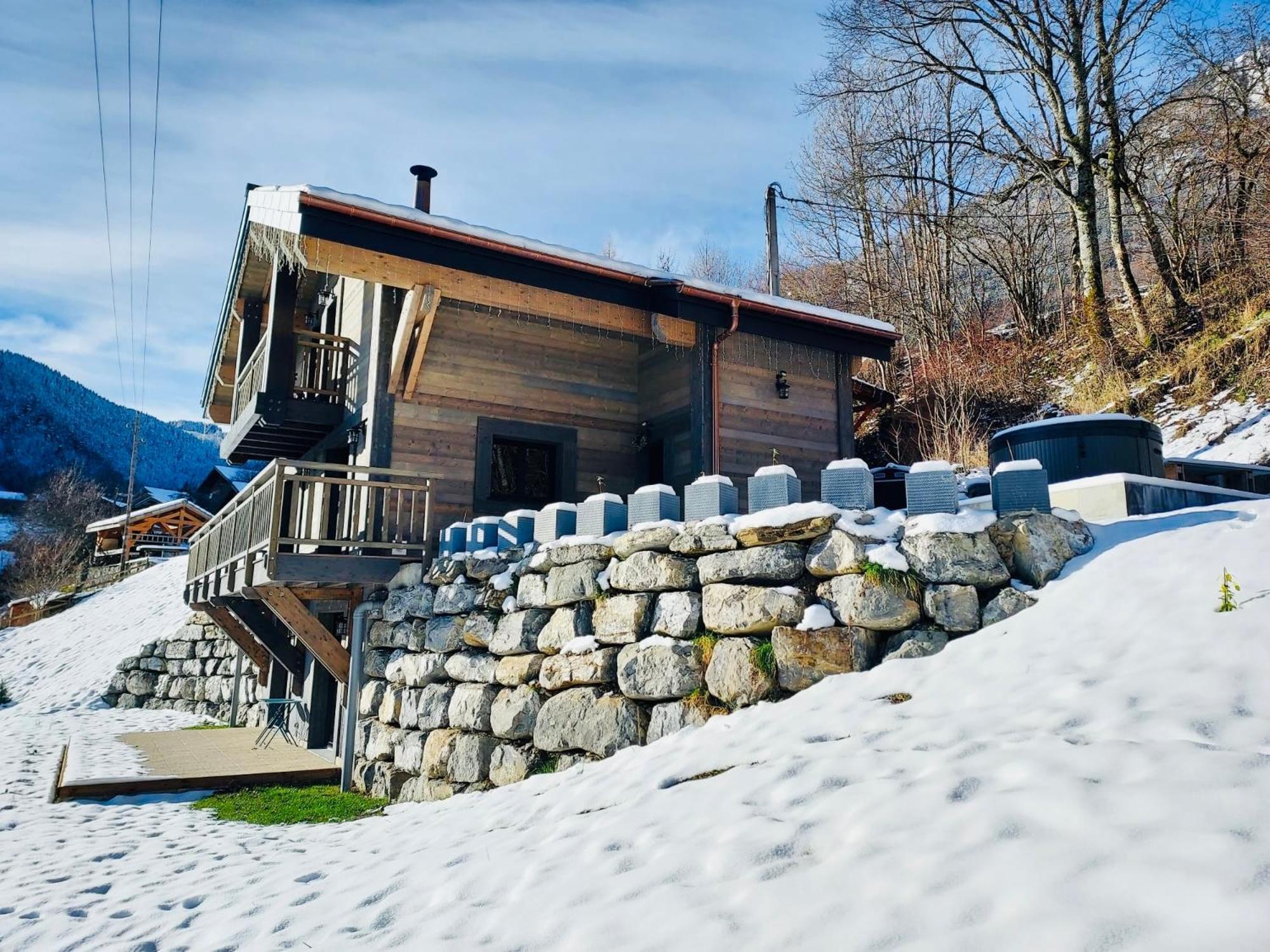 Chalet Du Bonheur Villa Bonnevaux  Exteriör bild